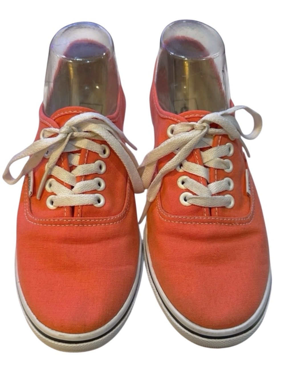 Vans Pink Salmon Coral Canvas Sneakers
